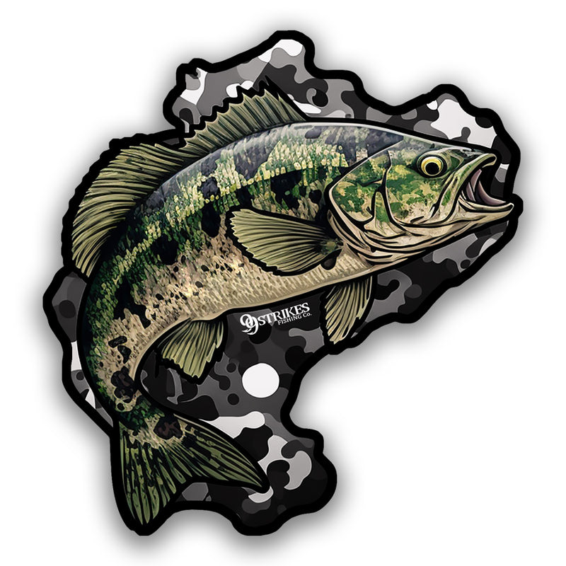  Bass Fish Decals for Tumblers Car Truck Tablet Cell Phone - Set  of 2 Fish Decals for Cars Stickers - Fishing Tumbler Decal - White Bass  Stickers for Tumblers : Everything Else