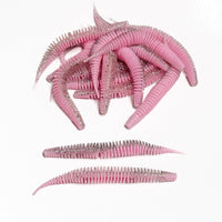 Bubblegum Shine 3" Ribbed Worm (15pk)