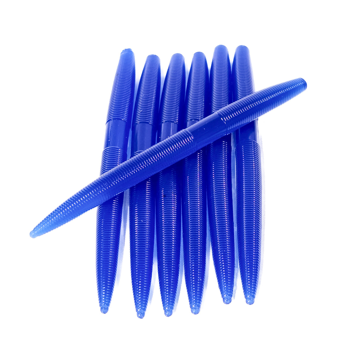 Flippin Blue 5" Stick Worms (7pk)