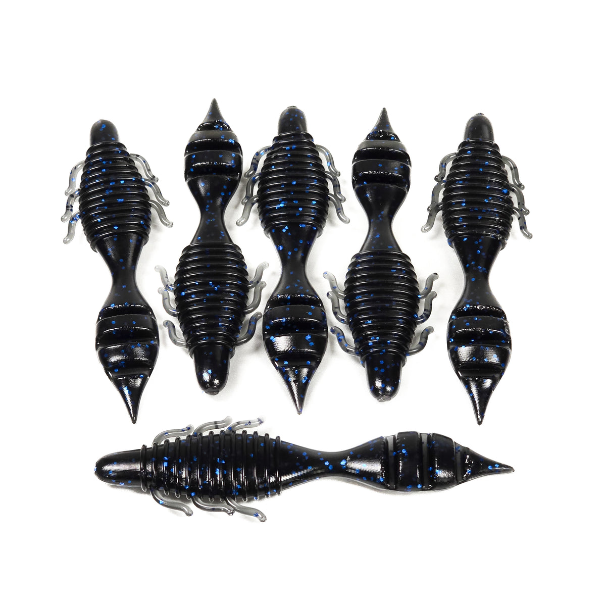 Black and Blue 4.75" Potato Bug (6pk)