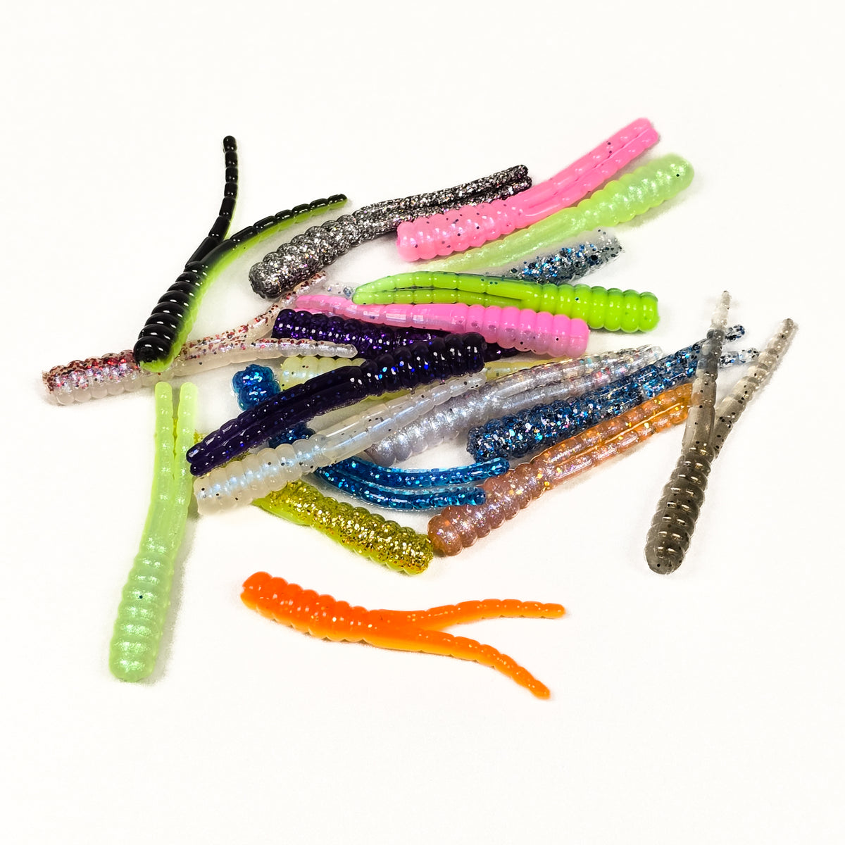 Assorted 2" Split Straight Tail Grub (20pk)