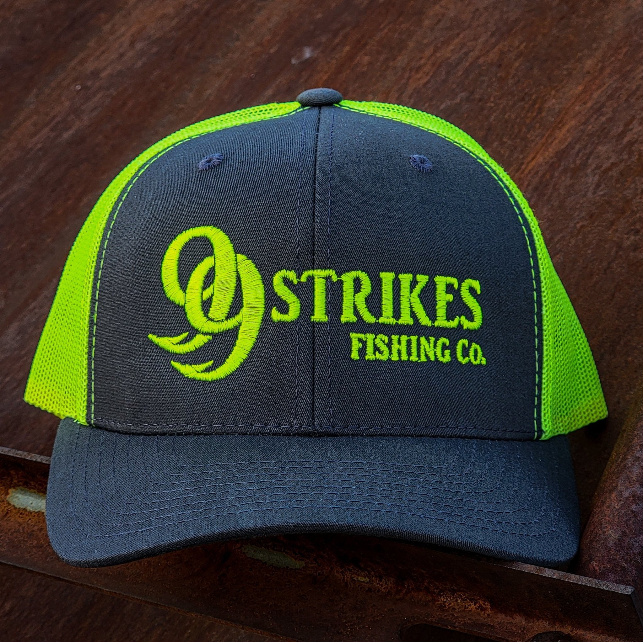 99 Strikes Neon Yellow Green Snapback Hat – 99 Strikes Fishing Co