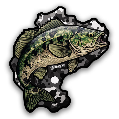 2.5 Smallmouth Bass Fish Sticker – TroutMountainWorks